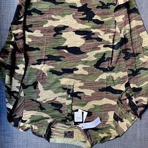 Guess Vintage Camo Henley